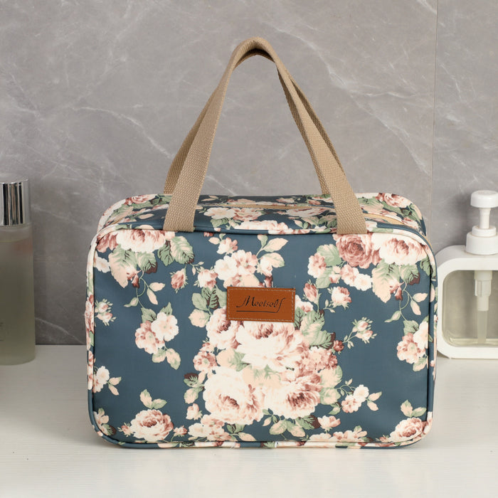 Trousse de Toilette de Voyage et d'Extérieur Portable et Grande Capacité