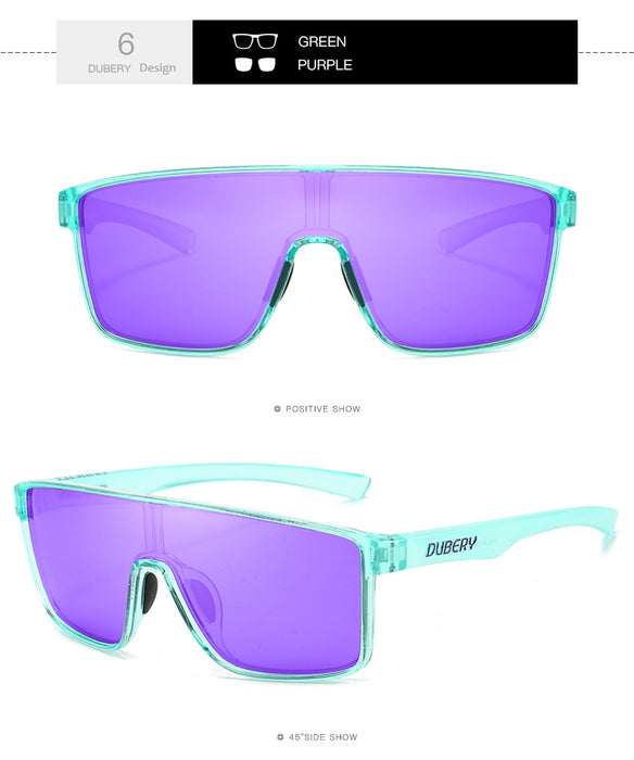 Men's And Women's Real Film One-piece Polarized Outdoor Cycling Fishing Sunglasses Sun Glasses