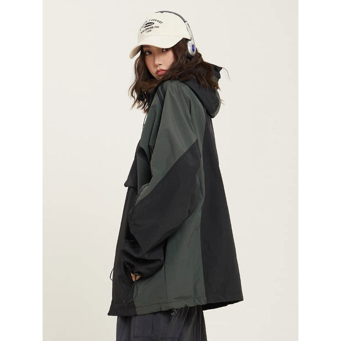 Waterproof Jacket Coat Female Stitching