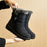 Snow Boots Winter Warm Hook And Loop Fastener Plush Shoes Women Waterproof Low Heels Platform Ankle Boots