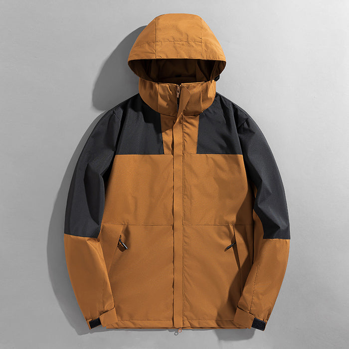 Men's High Waterproof Three-in-one Shell Jacket