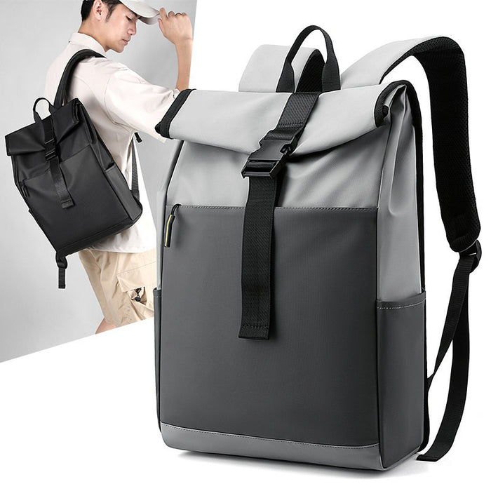 Sac à dos de mode décontracté pour hommes et femmes, nouveau sac à dos pour ordinateur portable, en tissu Oxford imperméable, sac à dos de voyage courte distance pour hommes, noir