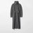 Retro Solid Stand Collar Long Tweed Coat Women