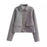 Women's Soft Metal-buckle Decorated Coat