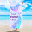 Quick-drying Microfiber Beach Bath Towel Double-sided Velvet