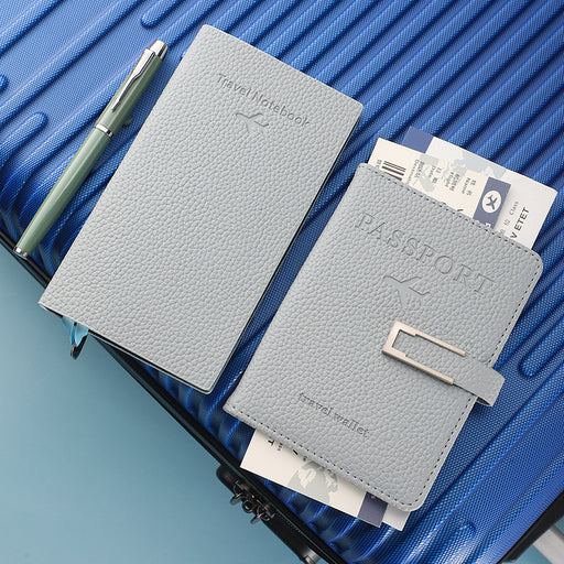 Étui à passeport à plusieurs emplacements pour cartes, étiquette à bagages d'agence de voyages, tailleur pour ordinateur portable