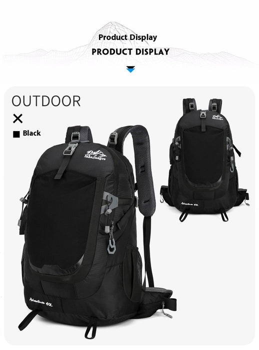 Nueva mochila de gran capacidad para exteriores, unisex, para montañismo, senderismo, ciclismo y viajes.