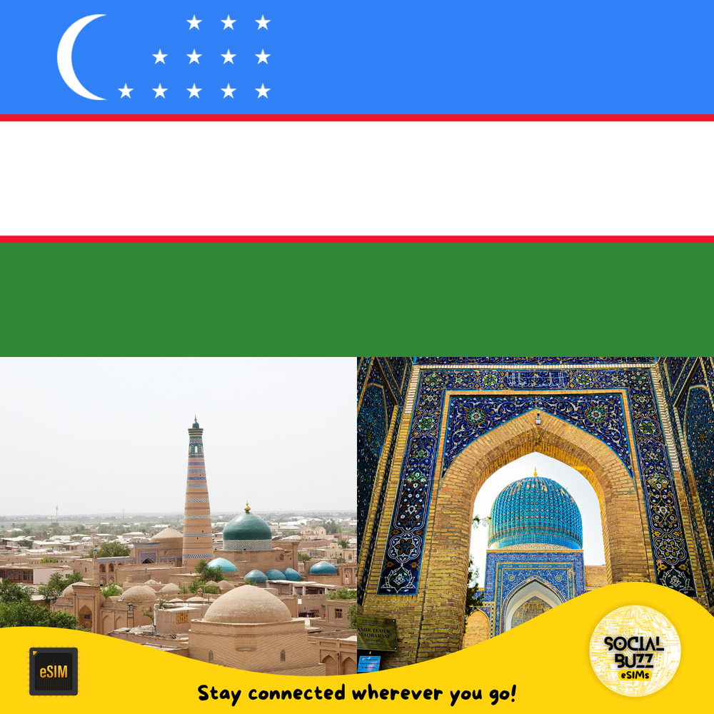 Plan de datos Internet eSIM de Uzbekistán
