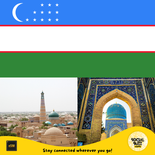 Plan de datos Internet eSIM de Uzbekistán