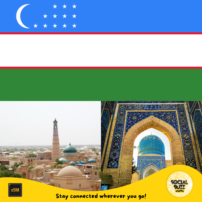 Plan de datos Internet eSIM de Uzbekistán